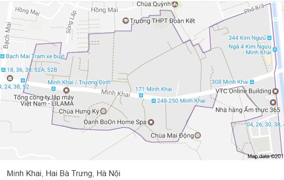 Giới thiệu phường Minh Khai, quận Hai Bà Trưng